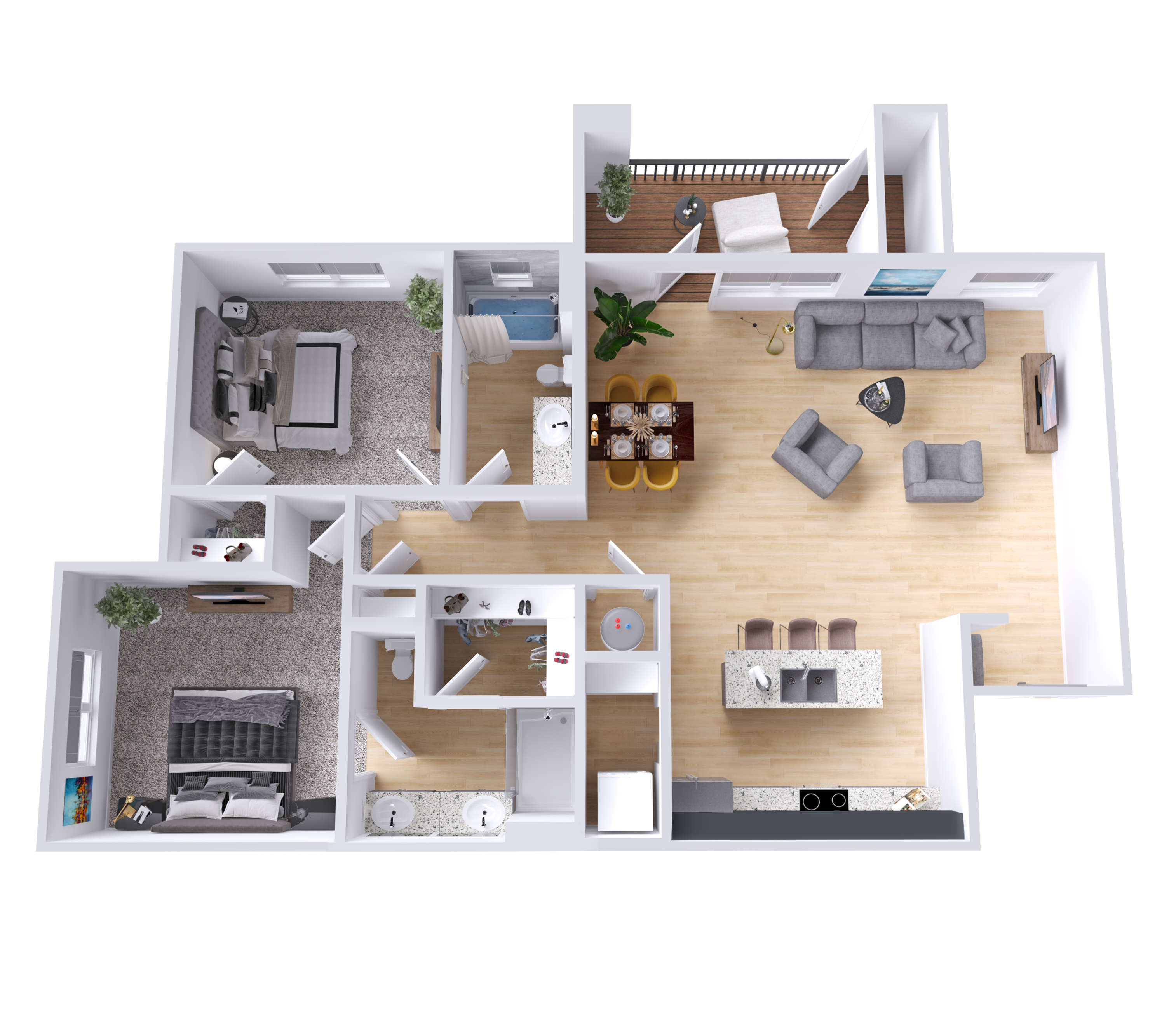 Nueces - 3D Plan