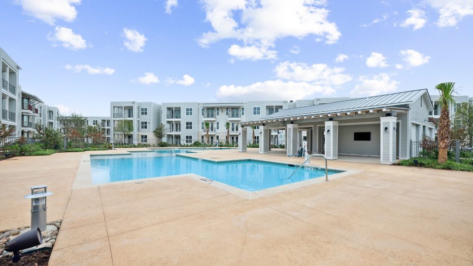 the pool at The Legacy at Veramendi