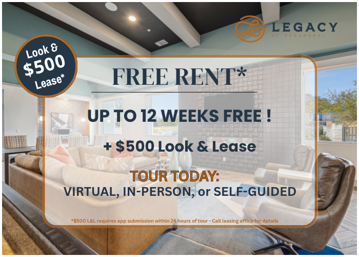 The Legacy at Veramendi Leasing Special